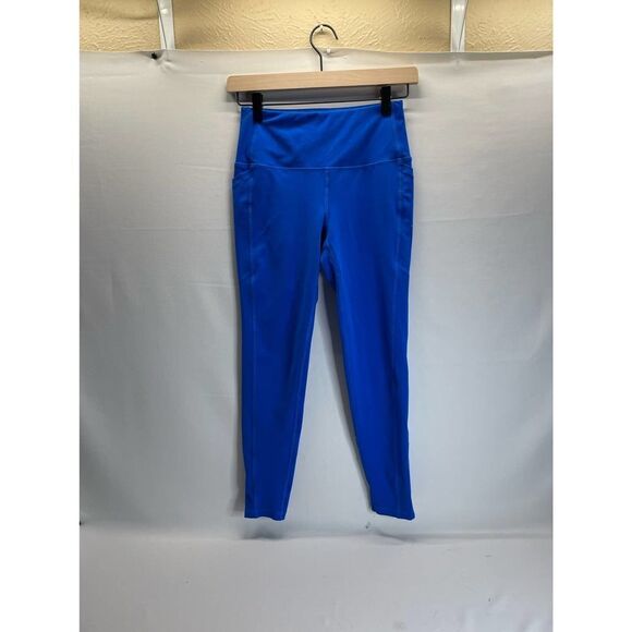 DSG Blue Leggings with side Pockets Womens size XS - Picture 1 of 7